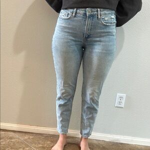 Light Blue distressed  Women's Jeans
